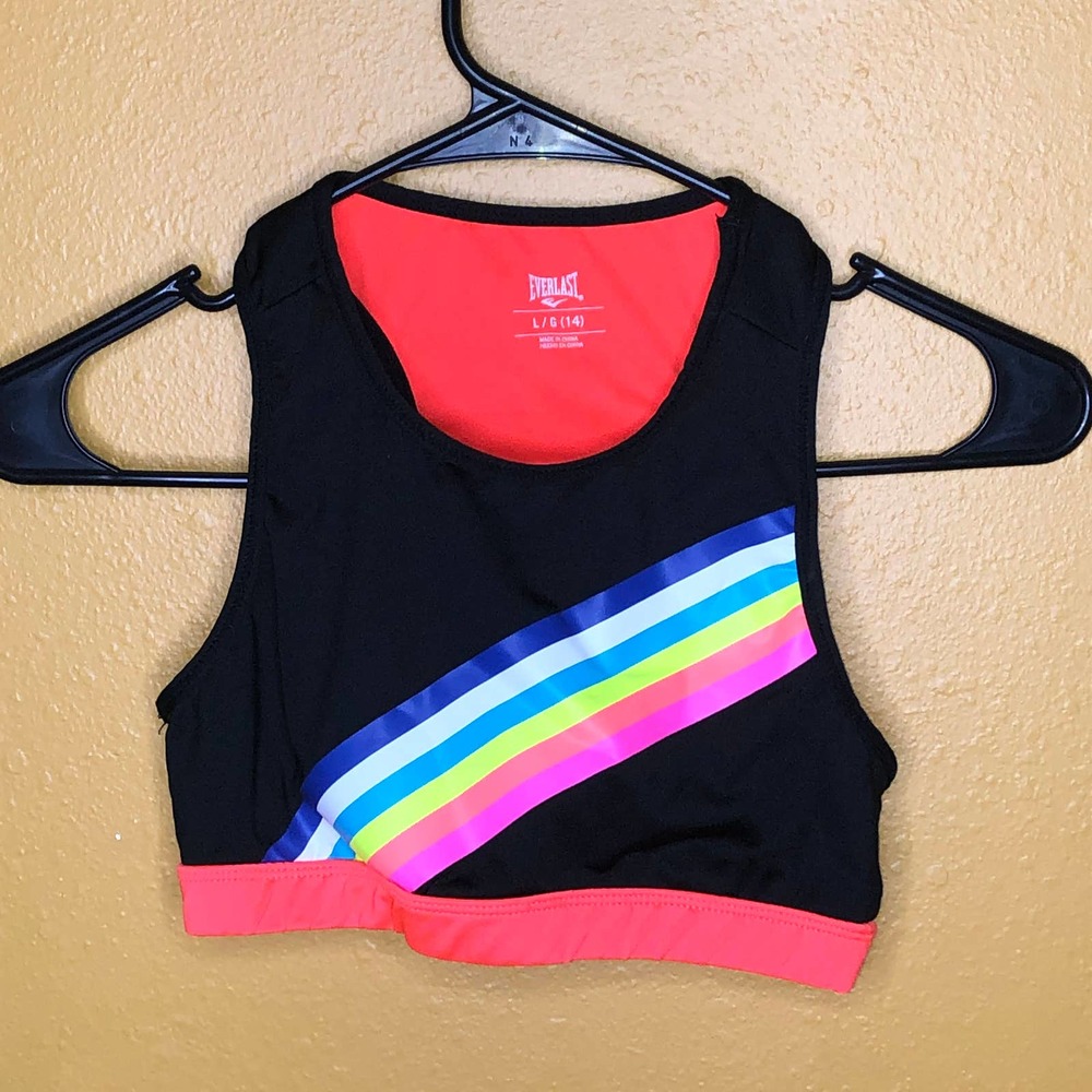 Everlast Rainbow Sports Bra, L